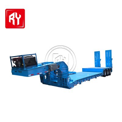 Trelar Lled Gwely Isel Gooseneck Symudadwy 3 Echel