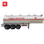 RY 3-echel 32000L4 Deunydd Dur Carbon Trailer Tanc Tanwydd